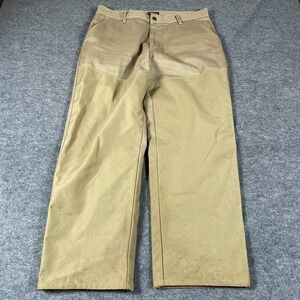 Gander‎ Guide Series Pants Mens 38x30 Beige Canvas Double Knee Outdoors Durable